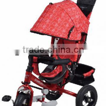 Modern Baby Soft saddle Baby Tricycle With Handle Bar
