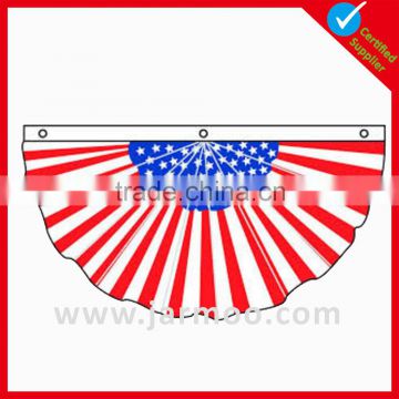 Top quality indoor pleated flags