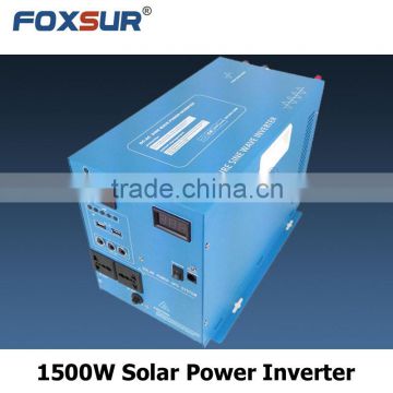 New arrival pure sine wave solar inverter with PWM solar controller Digital display 48V dc to 230V AC with battery charger 1500W