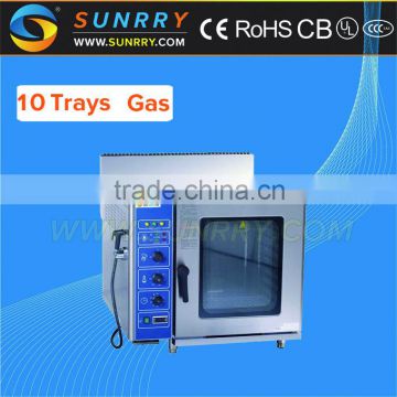 Gas Combi Oven Professional Deck Oven Gas Steam 10 Trays Gas Steam Oven (SY-CV10C SUNRRY)