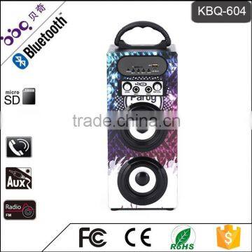 BBQ KBQ-604 10W 1200mAh Portable Bluetooth Speaker Subwoofer