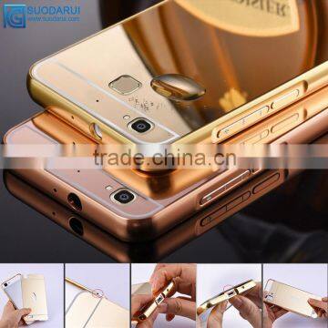 High quality Aluminum metal mirror case for Huawei honor play 4 mirror back cover case