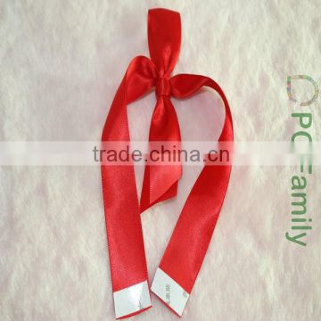 High quality pre-tied ribbon bow for gift packing/self adhesive ribbon bow