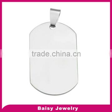 High Polished Custom engraved Stainless Steel cheap dog tags