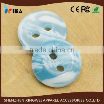 fashion polyester resin button for clothing