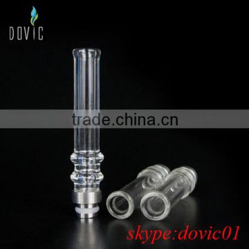 Hot selling glass tips with stainless base