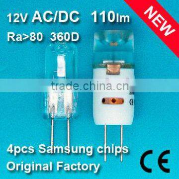 Hot Promotion 12VAC/DC G4 LED light Hight Power with Samsung LED Chips