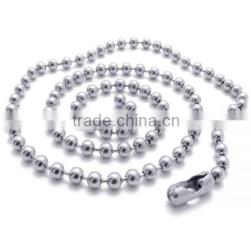 Professional stainless steel jewelry factory stainless steel ball chain metal ball chain small order wholesale (LC6160)
