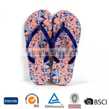 2016 sexy printed pink full flower heat printed women jelly beach wedge sandals on sale                        
                                                Quality Choice