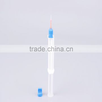 high quality 1:1 disposable teeth whitening dual barrel syringe