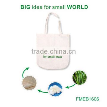 Food grade custom bamboo tote bags bamboo shopping bags