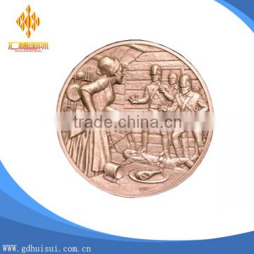 Top sale cheap custom engraved metal medallions