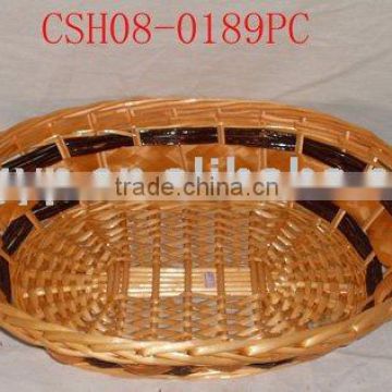new style of willow tray basket