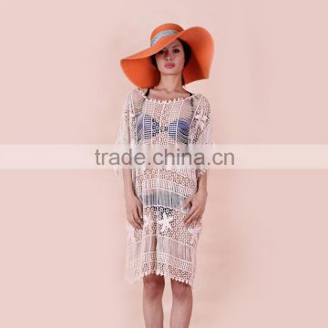 100% Cotton embroidery lace garment