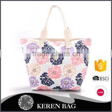 women cotton shopping canvas tote bag