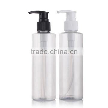 Best Selling 200ml Plastic Lotion Bottle Transparent with Black Pump, Plastic Bottle for Cosmetic Packaging Bottles