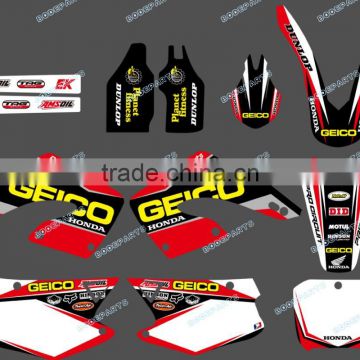 new style (DST0177) TEAM GRAPHICS & BACKGROUNDS FOR HONDA CR125 CR250 2000 2001