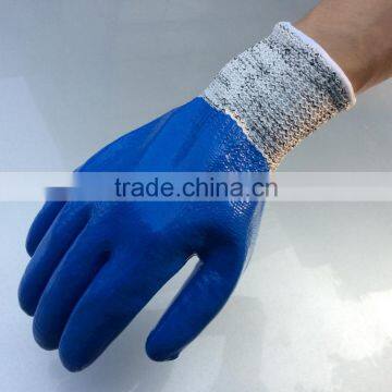 NMSAFETY nitrile coated anti-cut gloves for construction