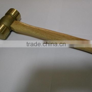 non-sparking hammer with wooden handle