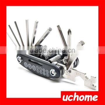 UCHOME Bike Repair Kit,15 in 1 Bike Bicycle Multi Repair Tool Kit,Bicycle Tool Repair Set