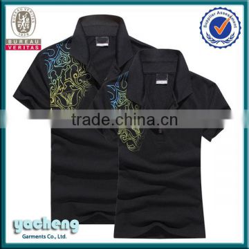Wholesale custom new design unisex 100 polyester polo shirts
