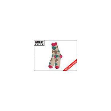 Colorful Acryle Custom Men Funky Socks / Mens Casual Socks / Female Leisure Socks