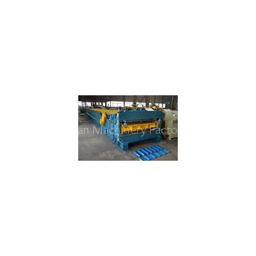 Nigeria Double Layer Roof Panel Roll Forming Machine 7.5kw 20m / min