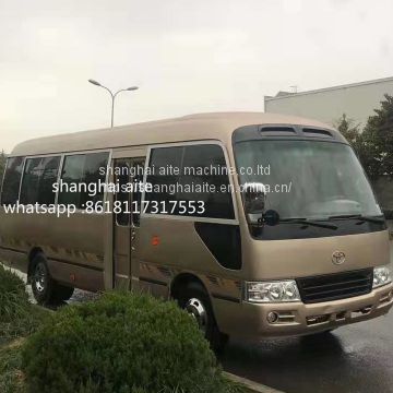 2015 2016 used toyota coaster bus with diesel engine and 30 seats for sale in shanghai ,china