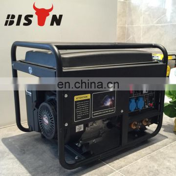 BS6500WGDP White BISON China Taizhou 5kva12v Portable Gasoline Motor Generator Welding machine Dual-use Welder Machine