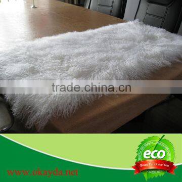 fashion design mongolian fur rug/carpet