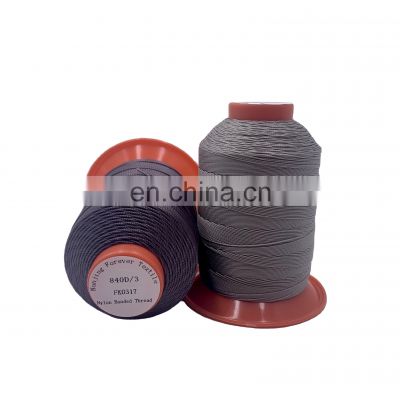 Nylon bonded thread, Dark Gray color, popular in the market