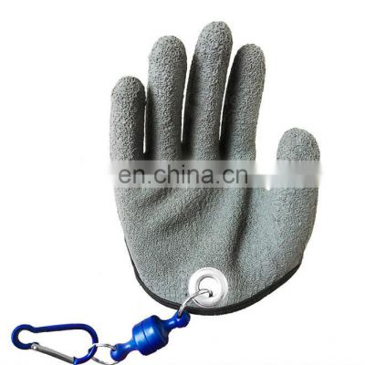 Fish Handling Safety Gloves With Magnet Fisherman Professional Catch Fish Gloves Cut Puncture Resistant Fishing Hunting Gloves