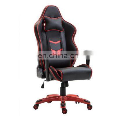 Luxury Competitive Sale Home Office Furniture Headrest White Pink Reclining Cushion Lumbar Support Swivel Gaming Chair