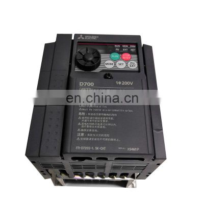Best Selling Mitsubishi D700 Single Phase Inverter FR-D720S-0.75K-CHT Frequency Converter Power inverter
