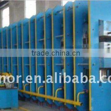 Vulcanizing press for Steel cord and fabric belt