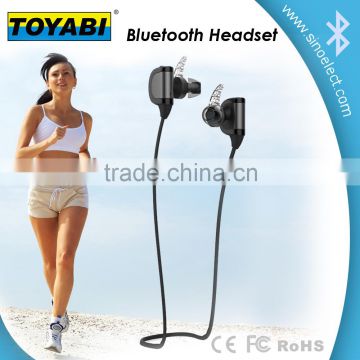 2015 newses sports/gym/running/exercise wireless earphone bluetooth Stereo Noise Cancelation Microphone