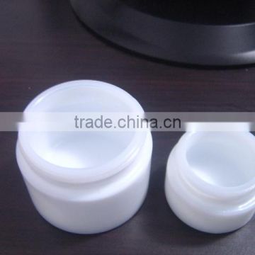 20ml/50ml white cosmetic glass jar