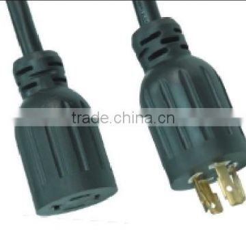 NEMA L14-20 Locking extension cord with UL CUL approval.