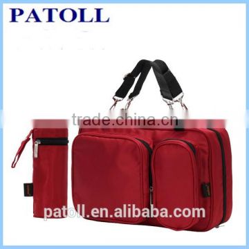 Red Fashionable Multi-Pockets 2013 best diaper bag
