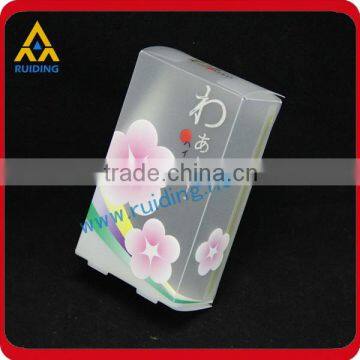 custom clear translucent plastic forst pp box with printing