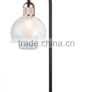 MT3184-CP LED GLASS TABLE LAMP