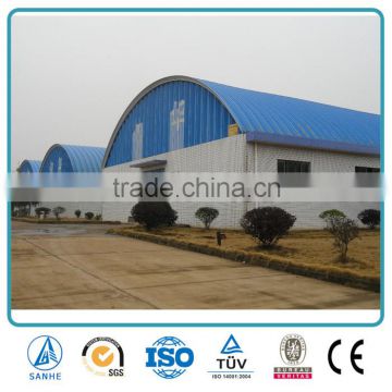 Prefabricated Long Span Industrial arch building