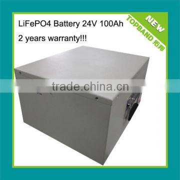 lithium ion car batteries sale 24v 100ah