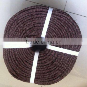 polyethylene rope color brown