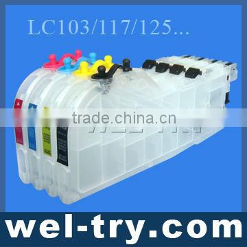 Refillable LC103/105/107;LC113/115/117;LC123/125/127;LC133/135/137;LC563/565/567.