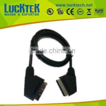 21PIN SCART PLUG SCART CABLE FOR TV,DVD