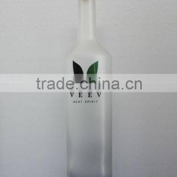 frost alcohol glass bottle