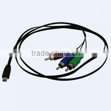 hot sale wholesale mini10p/M to 3rca/M cable