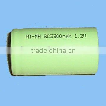 Sub-c rechargeable battery 3300mAh