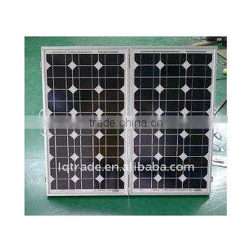 180W Folding solar panel with controller regulator and supporting leg